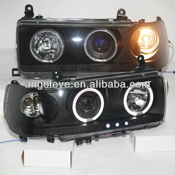 Фары ангельские SN для Toyota Land cruiser LC80 FJ80 Prado 1990 1997 4500 гг.|Фара авто в сборе| |