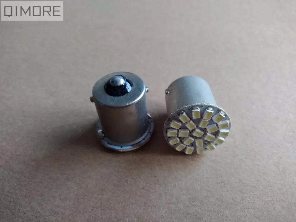 2 шт. 12 В 1156 1206 22SMD светодиодный светильник для скутера мотоцикла автомобиля