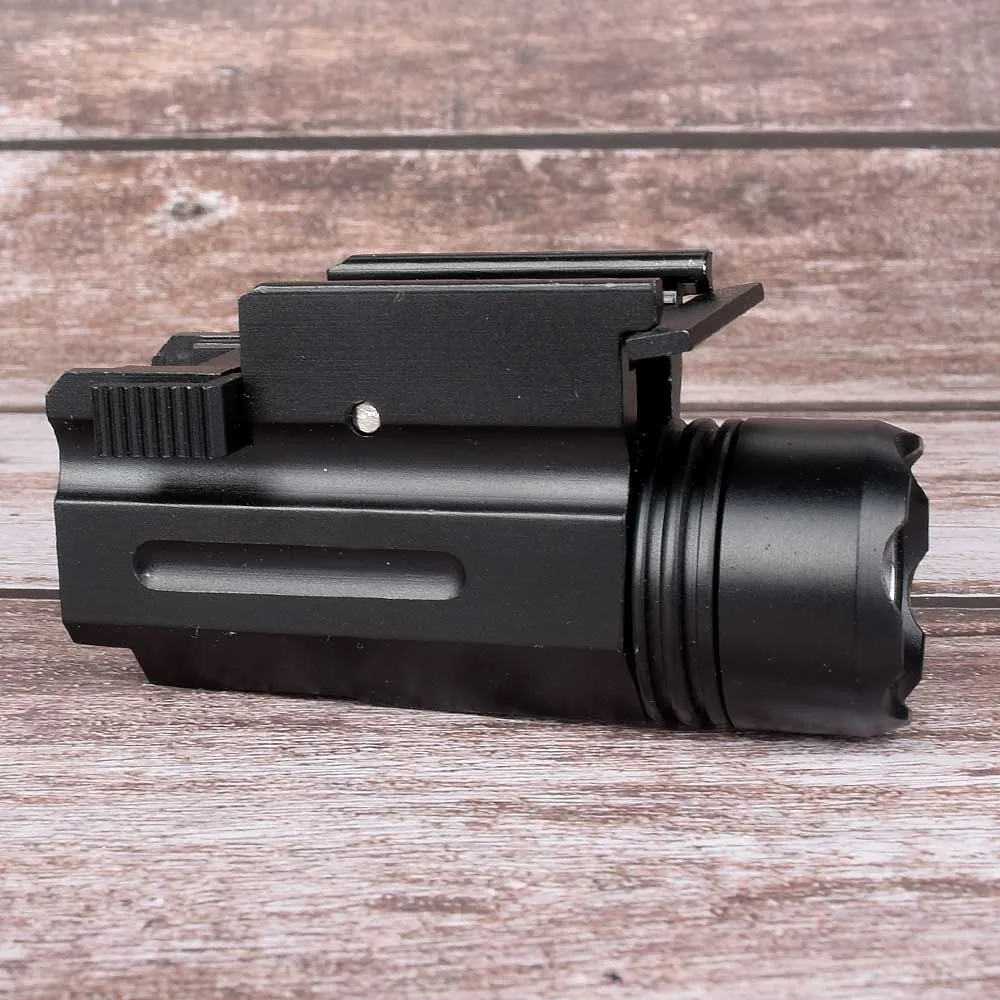 

Airsoft Mini Pistol Light QD Quick Detach Handgun Flashlight LED Rifle Gun Tactical Torch for 20mm Rail Glock 17 19 18C 24