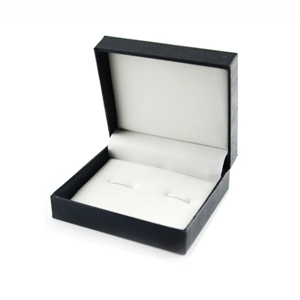 Запонки коробка высокого качества черные запонки, Подарочная коробка ювелирные изделия Шкатулка Подарочная коробка Diaplay кейсы для