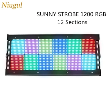 

Stage Effect 1200 Leds Strobe Light RGB 3in1 DMX 600W LED Flash Light For DJ Disco Party Exposure Light Bar Nightclub Decoration