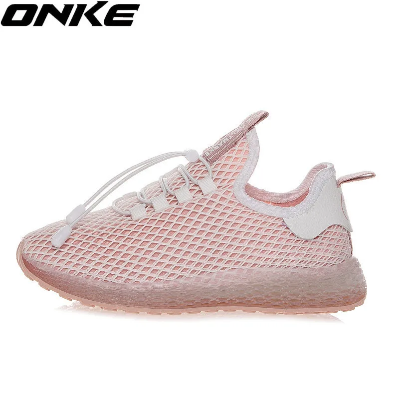

ONKE Running Shoes For Women Lace-up Athletic Trainers Breathable Sports Shoes Woman Outdoor Comfortable Walking Sneakers