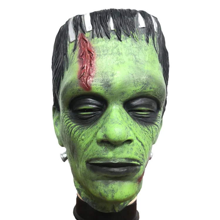 Special  Frankenstein Monster Mask Halloween Horror Movie Cosplay Adult Latex Full Face Helmet Halloween Par