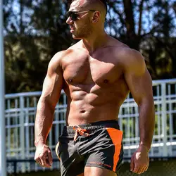 2019 мужские шорты для фитнеса бодибилдинга мужские летние спортивные залы тренировка Мужские дышащие тонкие быстросохнущие Спортивная