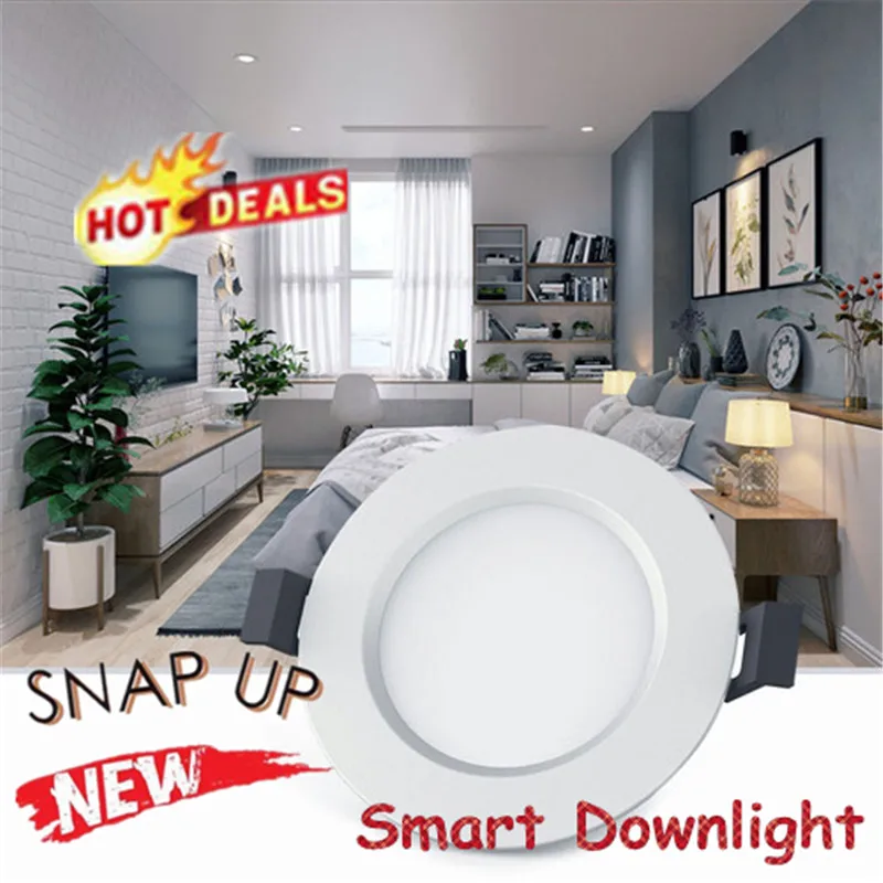 

Smart Bulb Downlight App Remote control White & Warm light Smart Change Light Downlight