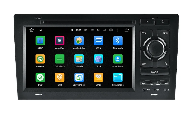 Excellent 7 inch Android  8.0 7.1 8 octa core Car dvd player For AUDI A8 S8 1994-2003 4G ROM 32G Wifi GPS Radio Navigation audio carplay 3