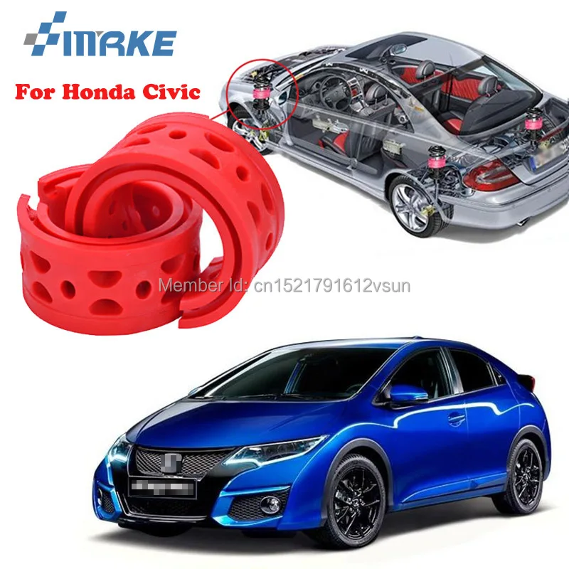 

smRKE For Honda Civic High-quality Front /Rear Car Auto Shock Absorber Spring Bumper Power Cushion Buffer