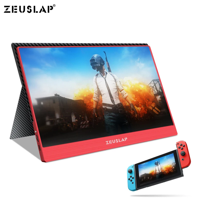 ZEUSLAP переключатель PS4 Xbox One игровой HD портативный монитор экран 1920x1080P Full