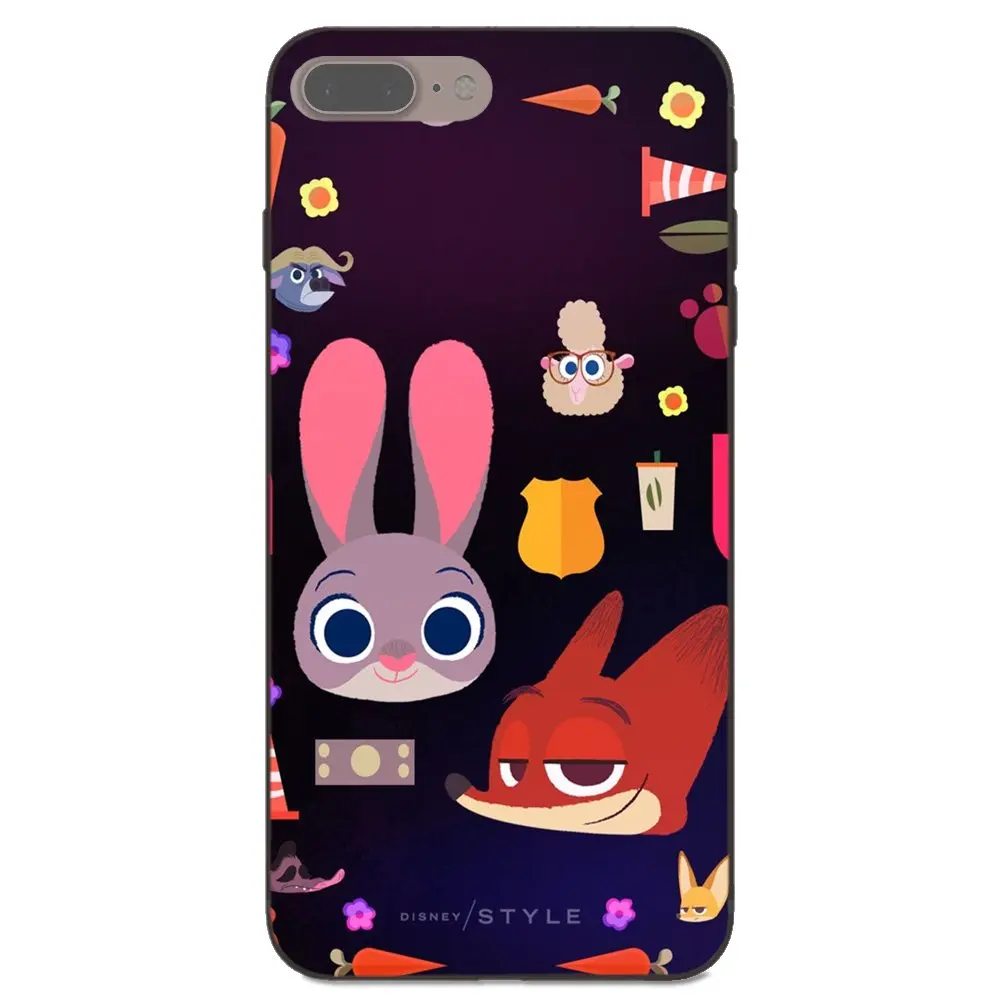 Мультфильм забавный фильм зверополис Ник лиса для Galaxy C5 C7 J1 J2 J3 J330 J5 J6 J7 J730 2017 Ace Core