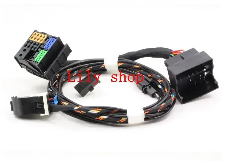 PLUG IN&PLAY WIRING CABLE HARNESS WITH MICROPHONE for MK6 Golf Passat B6 Tiguan Je.tta RCD510 RNS510 Bluetooth 7P6 035 730 D