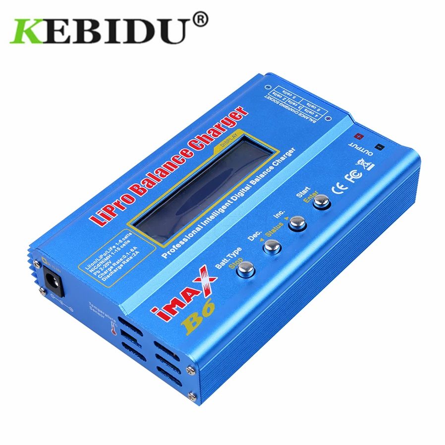 

Kebiud IMAX B6AC RC B6 AC Balance Lipo Battery Charger Nimh Nicd lithium Battery Balance Discharger with Digital LCD Screen