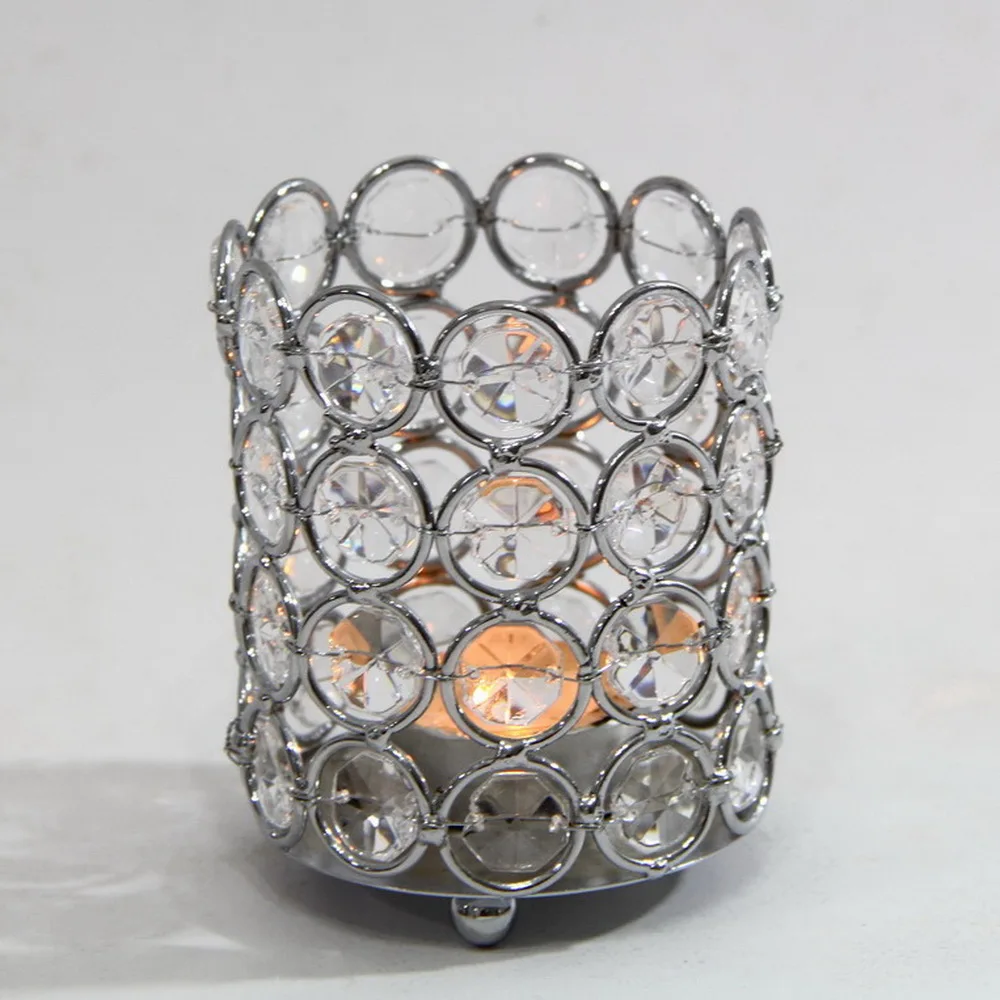 Блестящий акриловый подсвечник Happy Tree держатель для свечи металлический