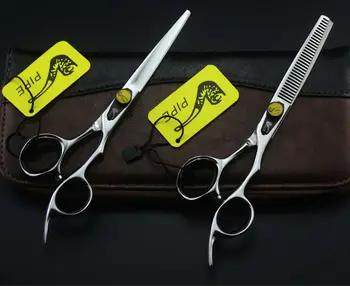 

6.0 Inch Professional Barber Scissors Set Hair Cutting Scissors Hair Thinning Scissor 9CR Free Shipping