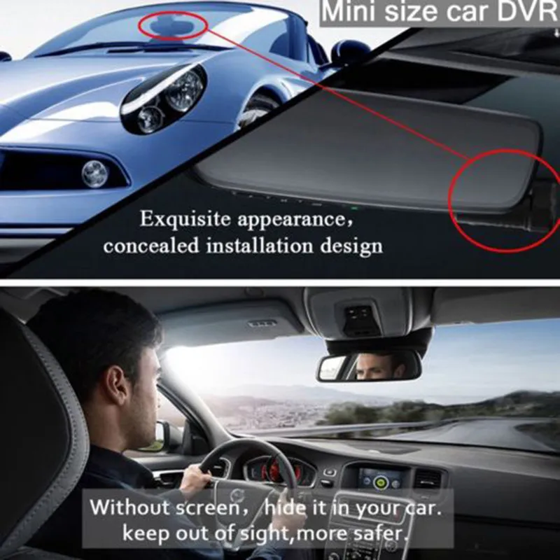 

Dual core processor High Definition 1200W pixels Driving Camera Recorder Smartphone Monitoring HD DVR Wifi Recorder Car Styling