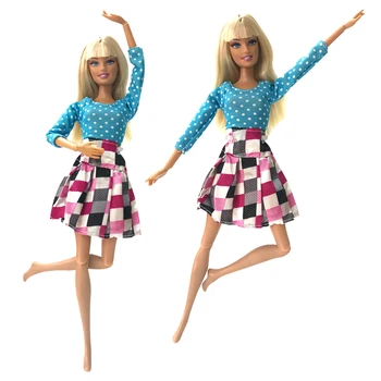 

NK 2019 Newest One Pcs Doll Clothes Dress Fashion Skirt Party Gown For Barbie Doll Girl Best Gift 057A