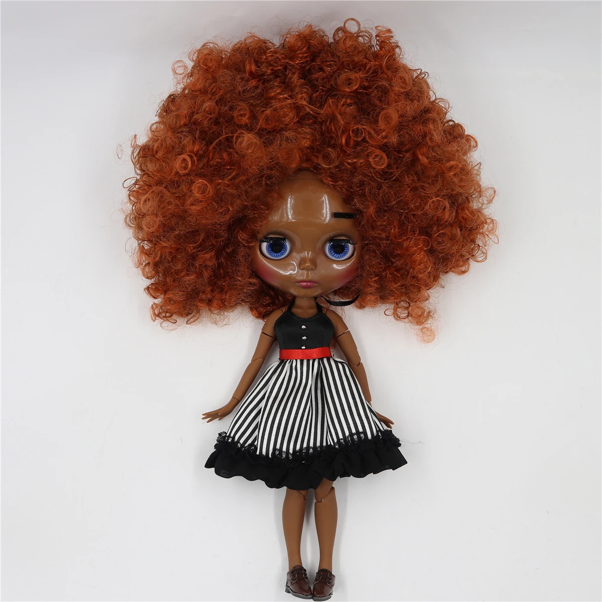 Ледяной DBS Blyth кукольные 1/6 bjd шарнирное тело супер черная кожа цвета: красный и