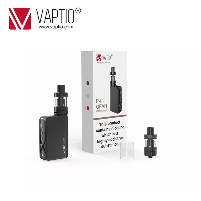 1 Набор Vaptio P3 GEAR vape с встроенной батареей мощностью 100 Вт 3000 мАч 2 0 мл|Системы