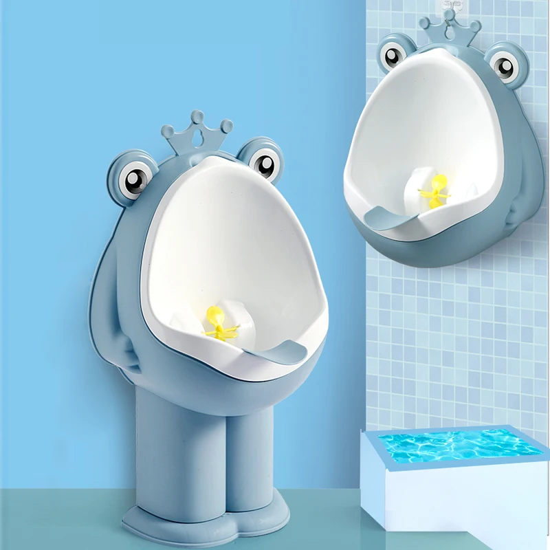 Frog Kids Potty Toilet Training Children Urinal For Boys Bathroom Trainer P X2N3 