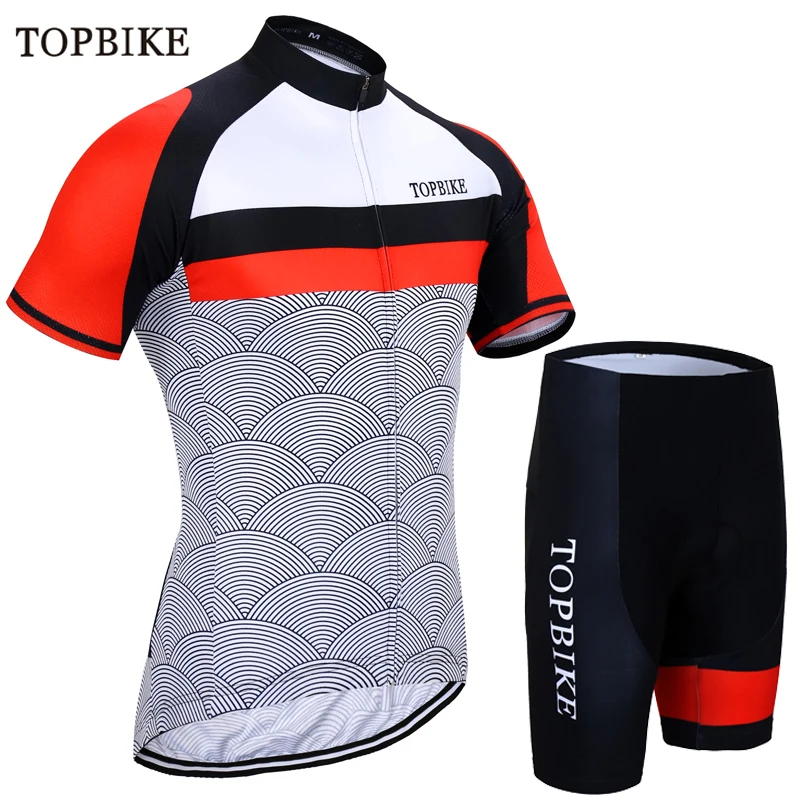 TOPBIKE, велосипедные Джерси с защитой от ультрафиолета, летний комплект для горного велосипеда, одежда для гонок, велосипедная одежда, комплект для велоспорта, Ropa Maillot Ciclismo - Цвет: Normal Cycling Set