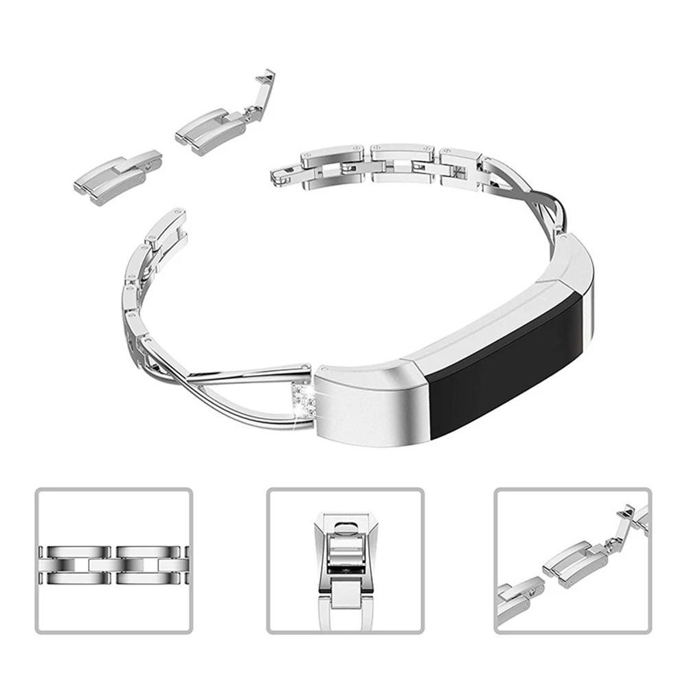 Fitbit Alta Jewel Metal Link Stap Fitbit Alta Jewel Metal Link Stap