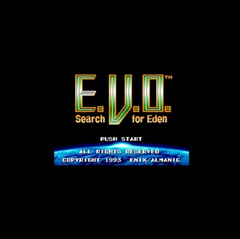 

E.V.O. Search for Eden NTSC Version 16 Bit 46 Pin Big Gray Game Card For USA Game Players