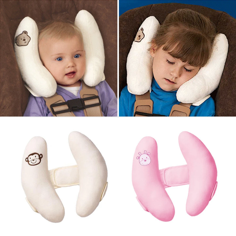 Bady Sleeping Head Support Pad Car Seat Headrest Strap Adjustable Child