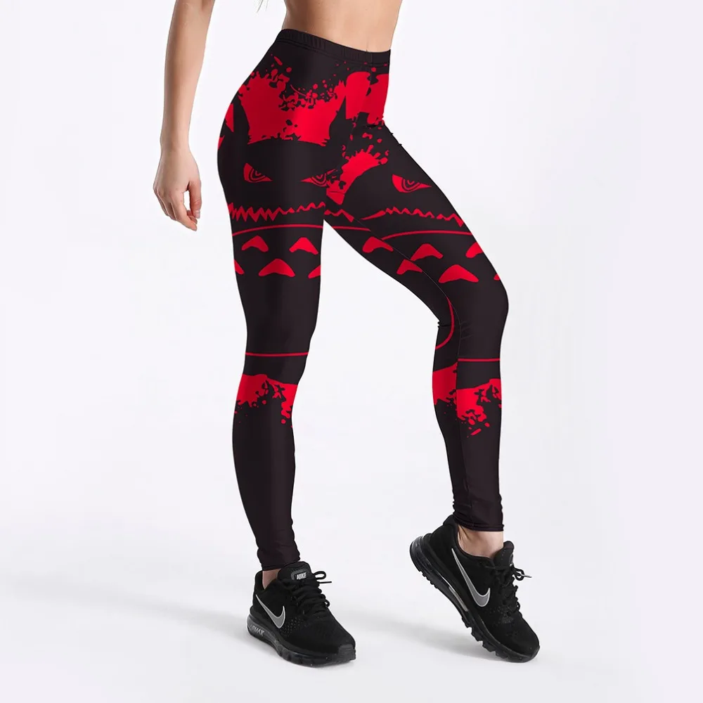 

Hot Sale Leggings Women Summer Pants Red Pyramid Printed S Leggings Plus Size S-XXXXL