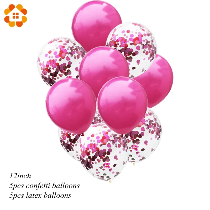 10Pcs12inch конфетти латексные воздушные шары надувной шар Гелиевый для дня рождения