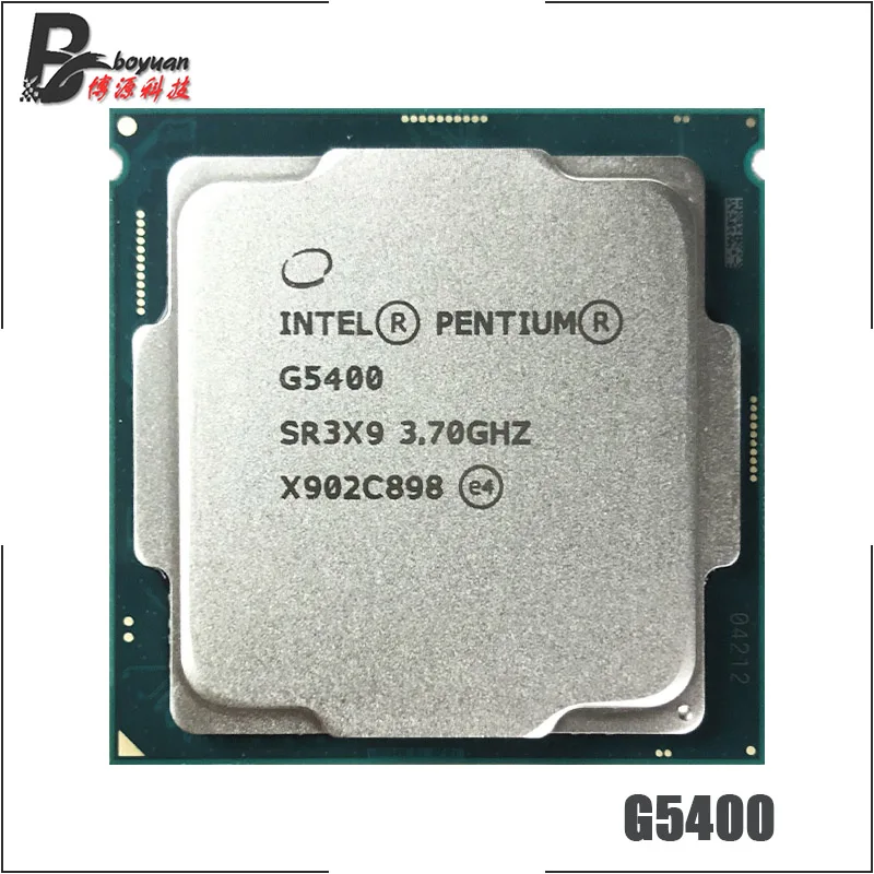 Intel Pentium G5400 3,7 ГГц двухъядерный четырехъядерный процессор 4M 54W LGA 1151