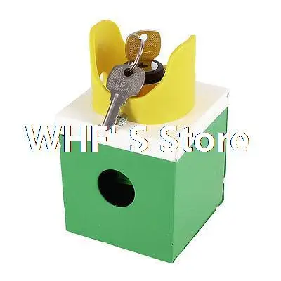 

AC 660V 10A Keylock Rotary 3 Positions Switch Control Metal Station