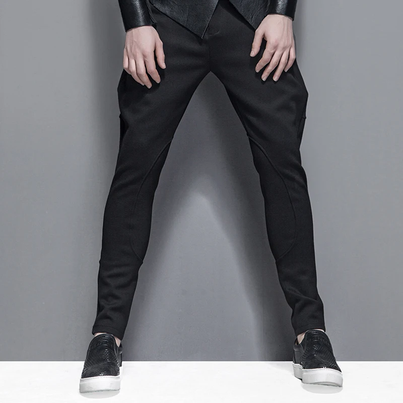 Original Design Men 2017 Designer Brand Pants Mens Wear Winter New Dark