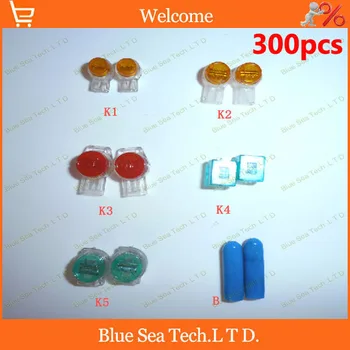 

Good quality,300pcs K1/K2/K3/K4/K5/B Wire Connector,6 in 1 network cable terminal block for Telephone telecom Cable