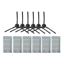 Пылесос первичный пылевой фильтр Швабра Подушка боковая щетка для ilife V3 V5 V5s V3s V5s Pro V50 X5 hepa фильтр, боковая щетка для замены