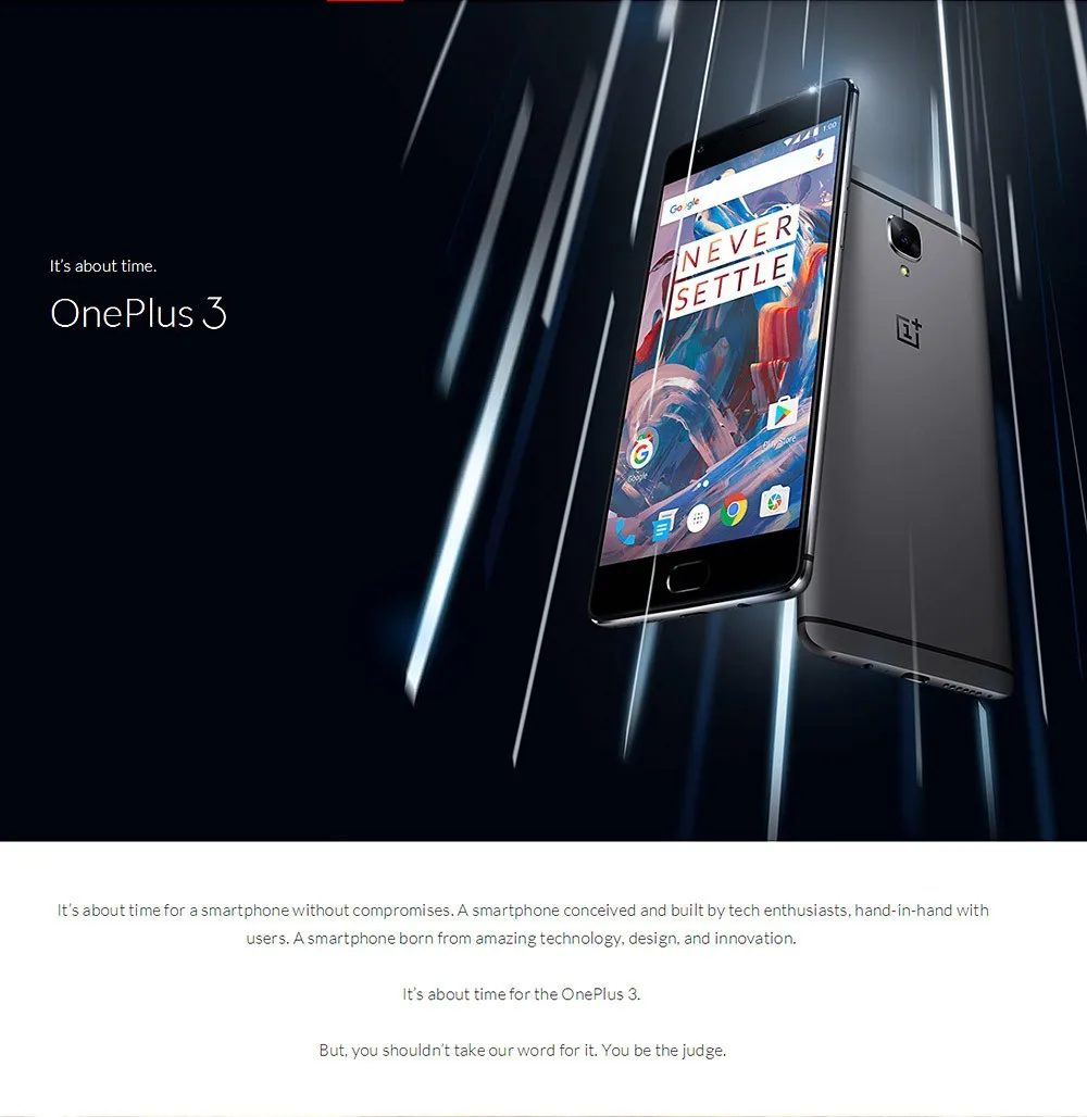Международная версия Oneplus 3 One Plus Three A3003 4G LTE мобильный телефон Android 6,0 5," FHD 6 Гб ram 64 Гб rom 16 МП NFC Fingerprin