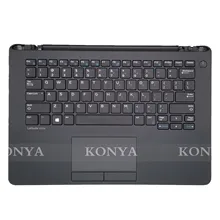 Подлинный для Dell широта E7270 Пальмовая подставка тачпад+ клавиатура P1G5D 0P1G5D