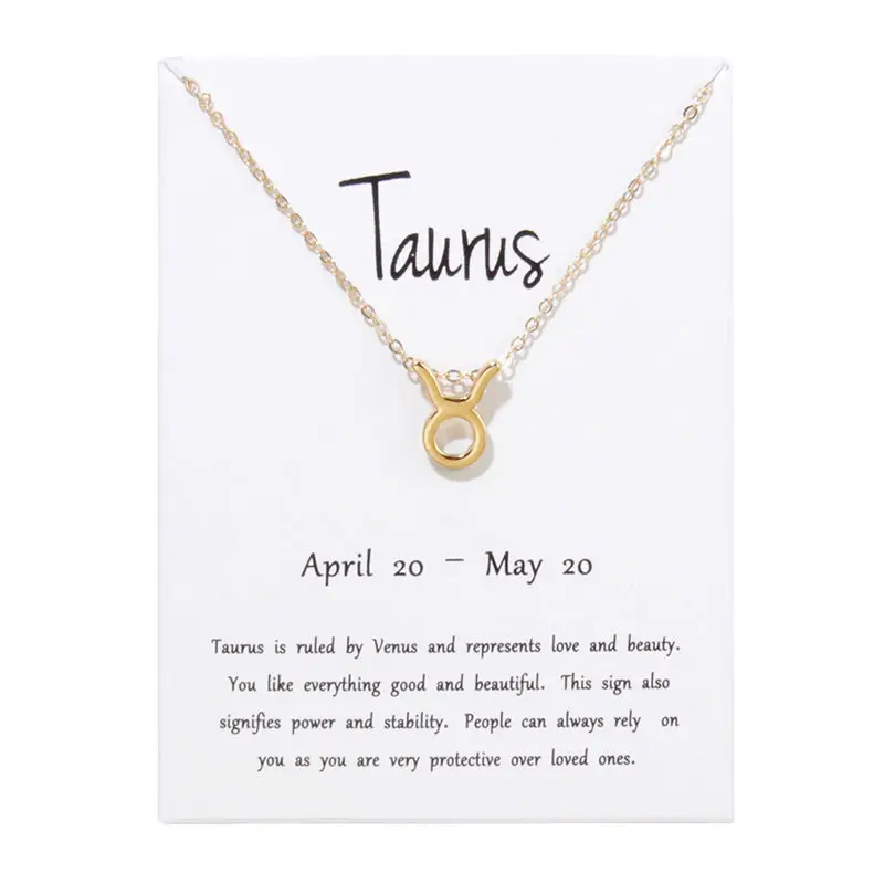 

12 Constellations Necklace Pendant Aries Gemini Taurus Leo Virgo Libra Scorpio Sagittarius Capricorn Aquarius Necklaces Jewelry