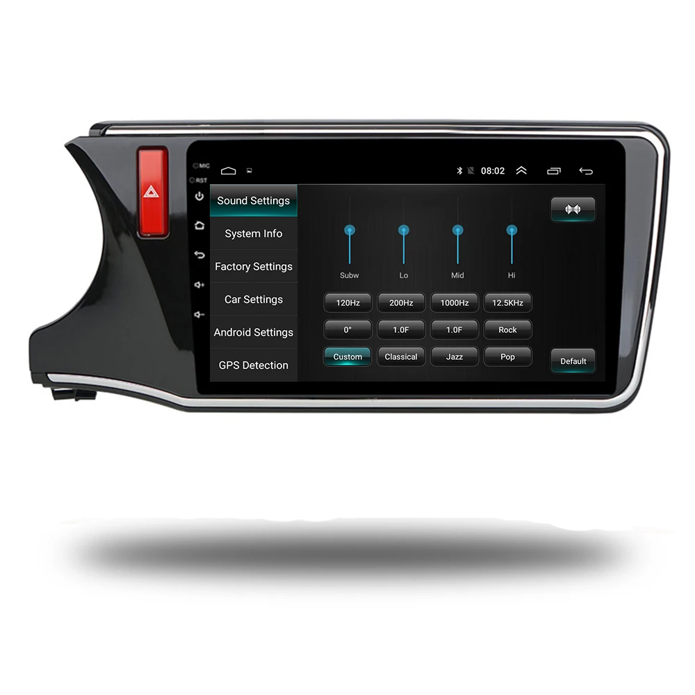 Excellent Android 8.1 Car GPS Navigation For Honda City Greiz Gienia 2015-2018 Support Stereo Audio Radio Video Bluetooth 8