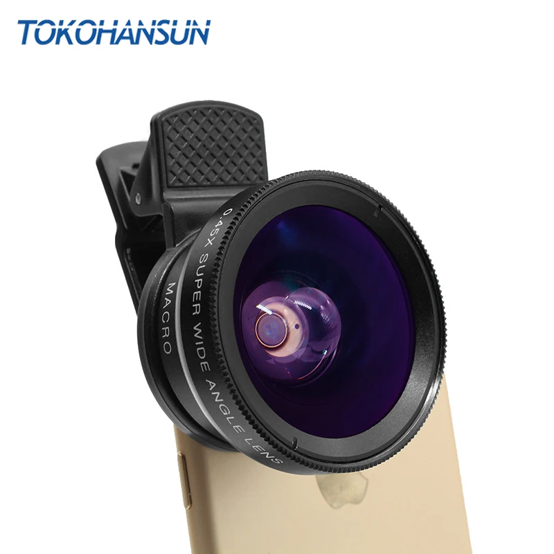 TOKOHANSUN جديد HD 37 مللي متر 0.45x سوبر زاوية واسعة عدسة مع 12.5x سوبر ماكرو عدسة ل فون 6 7 8 زائد سامسونج S9 كاميرا عدسة كيت TOKOHANSUN جديد HD 37 مللي متر 0.45x سوبر زاوية واسعة عدسة مع 12.5x سوبر ماكرو عدسة ل فون 6 7 8 زائد سامسونج S9 كاميرا عدسة كيت