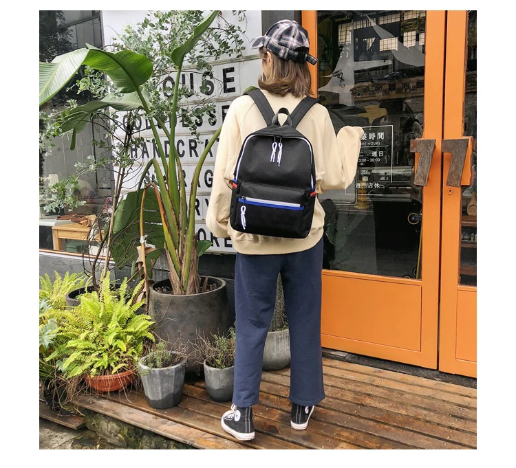 Menghuo Women Backpack Waterproof Nylon School Bags for Teenager Girls Female Preppy Style Small Backpack Mochilas Women Bag New_22