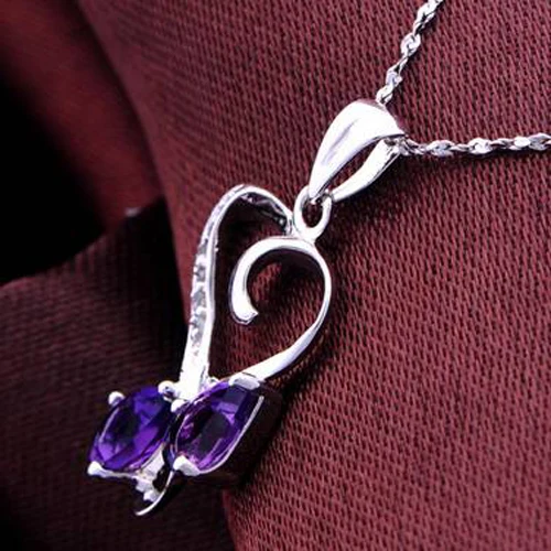 Ожерелье колье QI Xuan_Purple камень кулон Necklaces_Real Necklace_Quality Guaranteed_Manufacturer непосредственно продаж