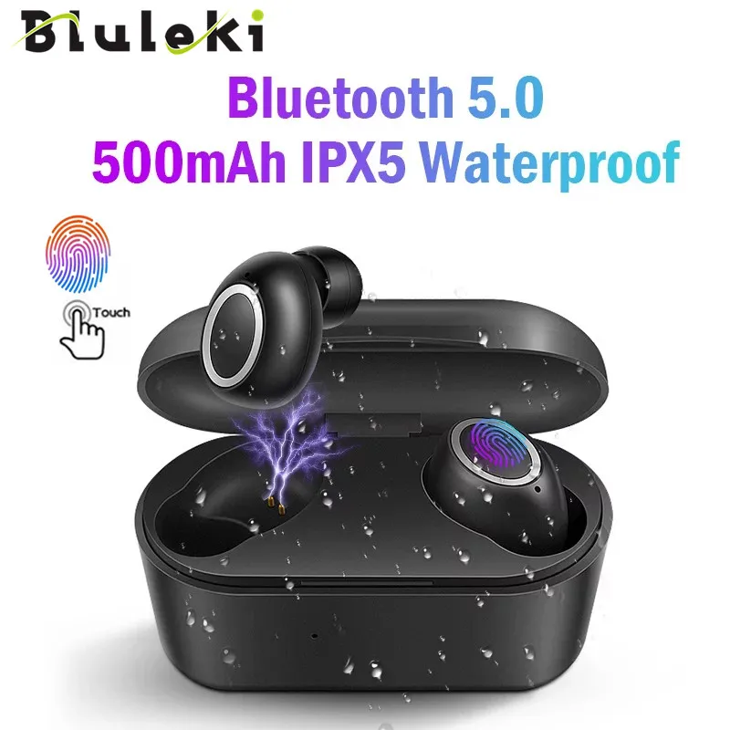 Bluetooth 5 0 беспроводные наушники TWS In Ear Handsfree спортивные гарнитура для телефона с