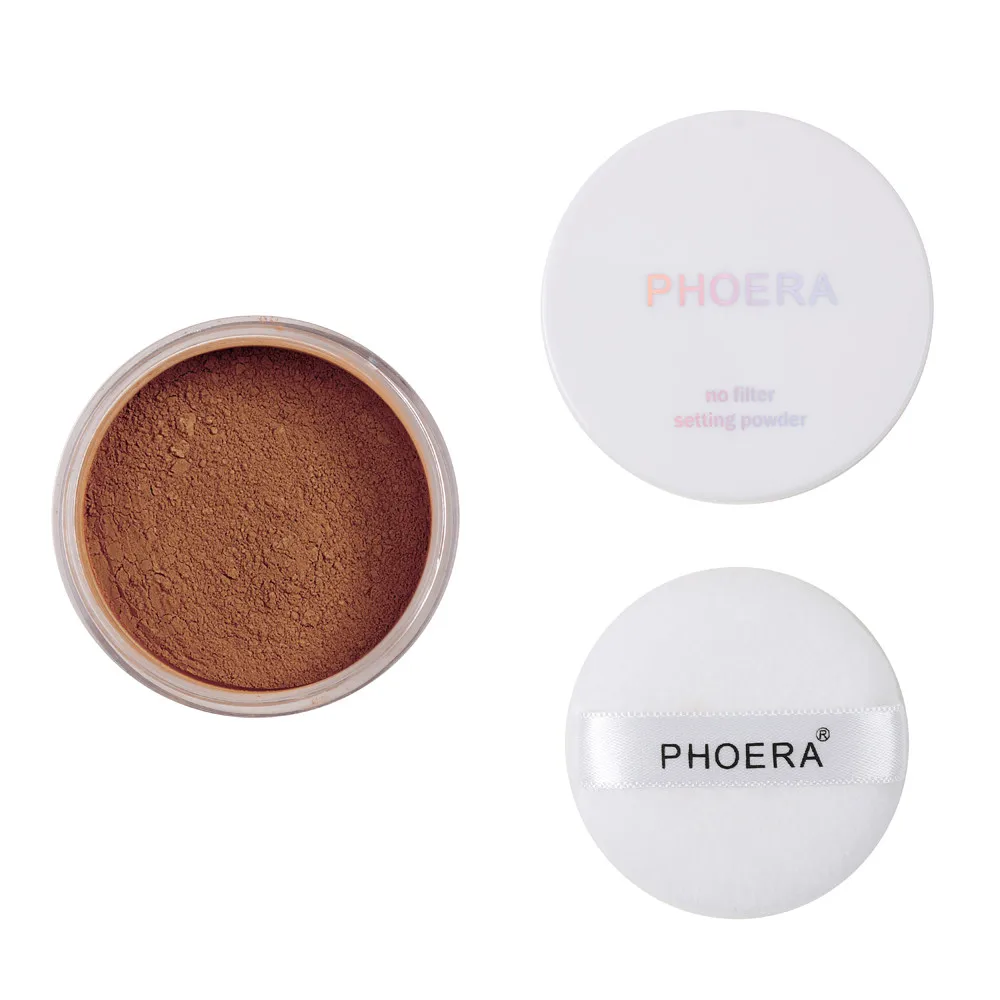

PHOERA Wmen 4 Colors 1 PC Face Loose Powder Translucent Smooth Setting Foundation Makeup Oil-control Professional Apr23