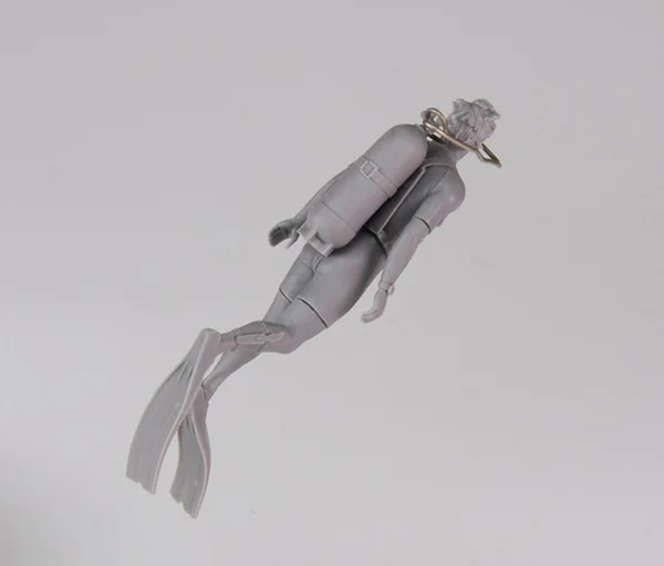Новый несобранный мужской акваланговый солдат 1/35 современный полимерный набор