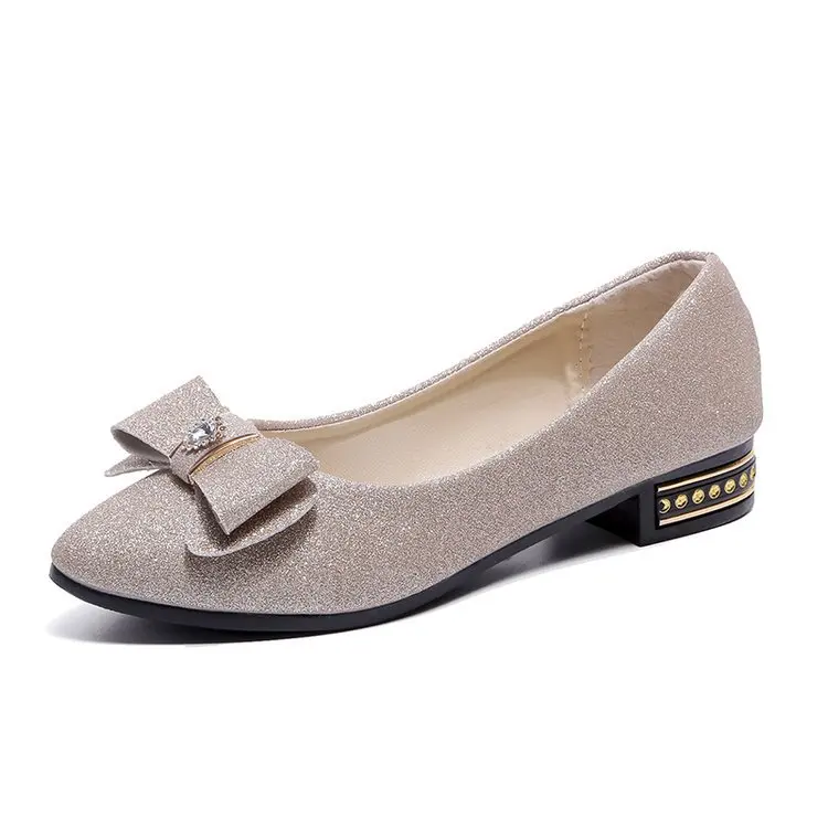 FOOT SOFA】Women Flats Pointed Toe Slip on Shoes Low heels Wedding