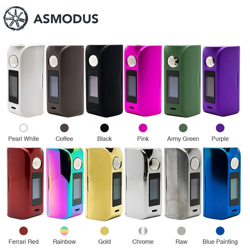 

Original asMODus Minikin 2 180W Box Mod Touch Screen Electronic Cigarette Vape Mod With GX-180-HT Chipset Support 18650 Cell