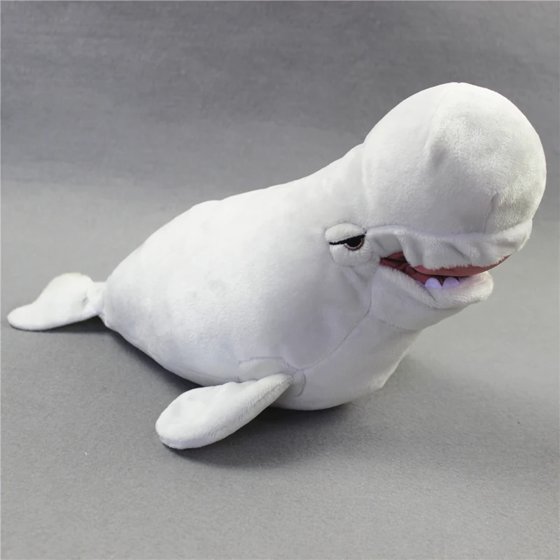 beluga whale stuffed animal