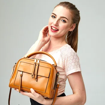 

Women Genuine Leather Handbags 2019 Women's Zipper Handbags Ladies Real Leather Handbags Shoulder Crossbody Bags Bolsa Feminina