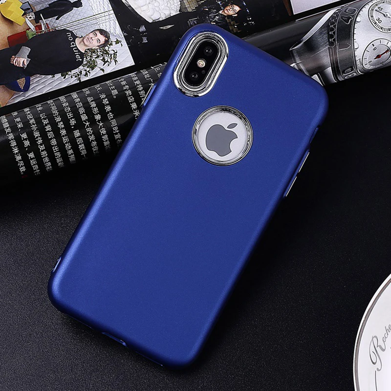 10 шт. Royal Luxury гальванизирует позолоченный чехлы для iPhone XS Max XR X 8 7 6 6 S плюс противоударный мягкий ТПУ твердый переплет