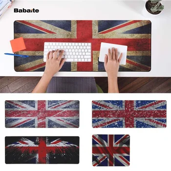 

Babaite UK Flag Office Mice Gamer Soft Mouse Pad Speed/Control Version Large Gaming Mouse Pad