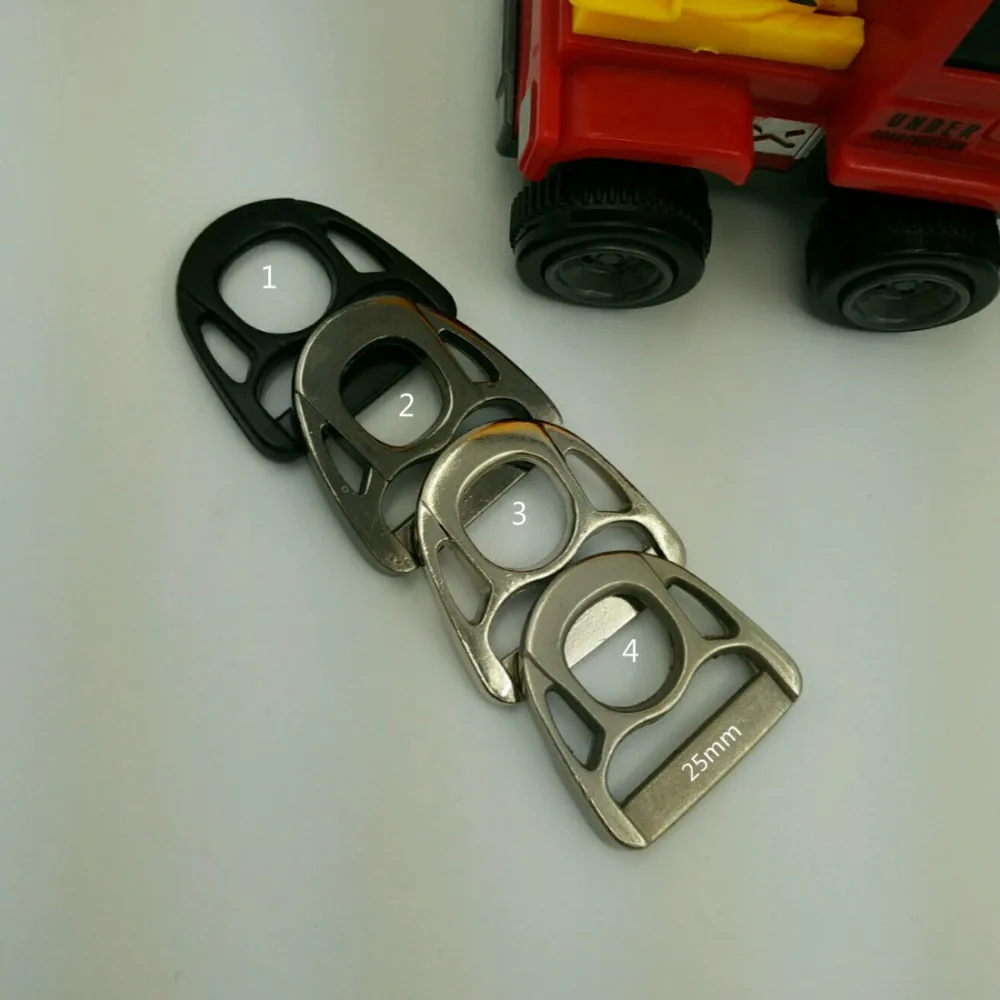 

1" For 25mm Wide Webbing 5pcs Oval Metal Buckle Dee D Ring Slider For Repair DIY Hang Backpack Bags Belt Hardware Accessories